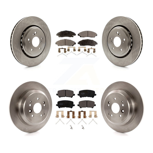 [Avant + Arrière] Kit de Disque et plaquette (céramique) de frein pour 2014-2016 Acura MDX K8T-101582