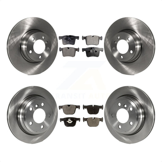 [Avant + Arrière] Kit de Disque et plaquette (céramique) de frein pour 2016 BMW 428i xDrive sans Blue Painted Calipers K8T-101584 par Transit Auto