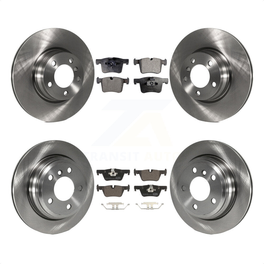 [Avant + Arrière] Kit de Disque et plaquette (céramique) de frein pour BMW 328i xDrive 428i sans Blue Painted Calipers K8T-101585 par Transit Auto