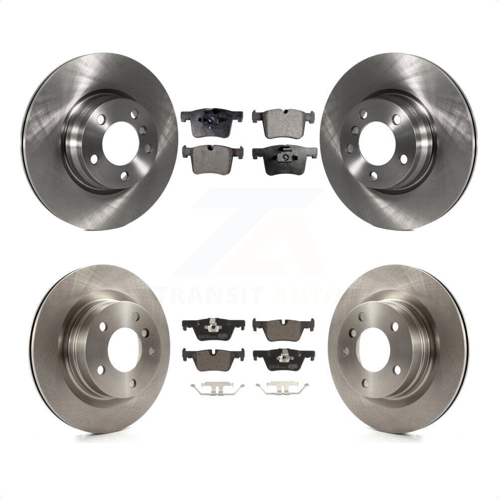 [Avant + Arrière] Kit de Disque et plaquette (céramique) de frein pour BMW 328i 428i 228i xDrive sans Blue Painted Calipers K8T-101586 par Transit Auto