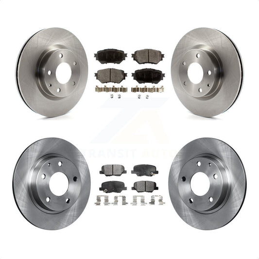 [Avant + Arrière] Kit de Disque et plaquette (céramique) de frein pour Mazda 3 Sport 2.5L K8T-101589 par Transit Auto