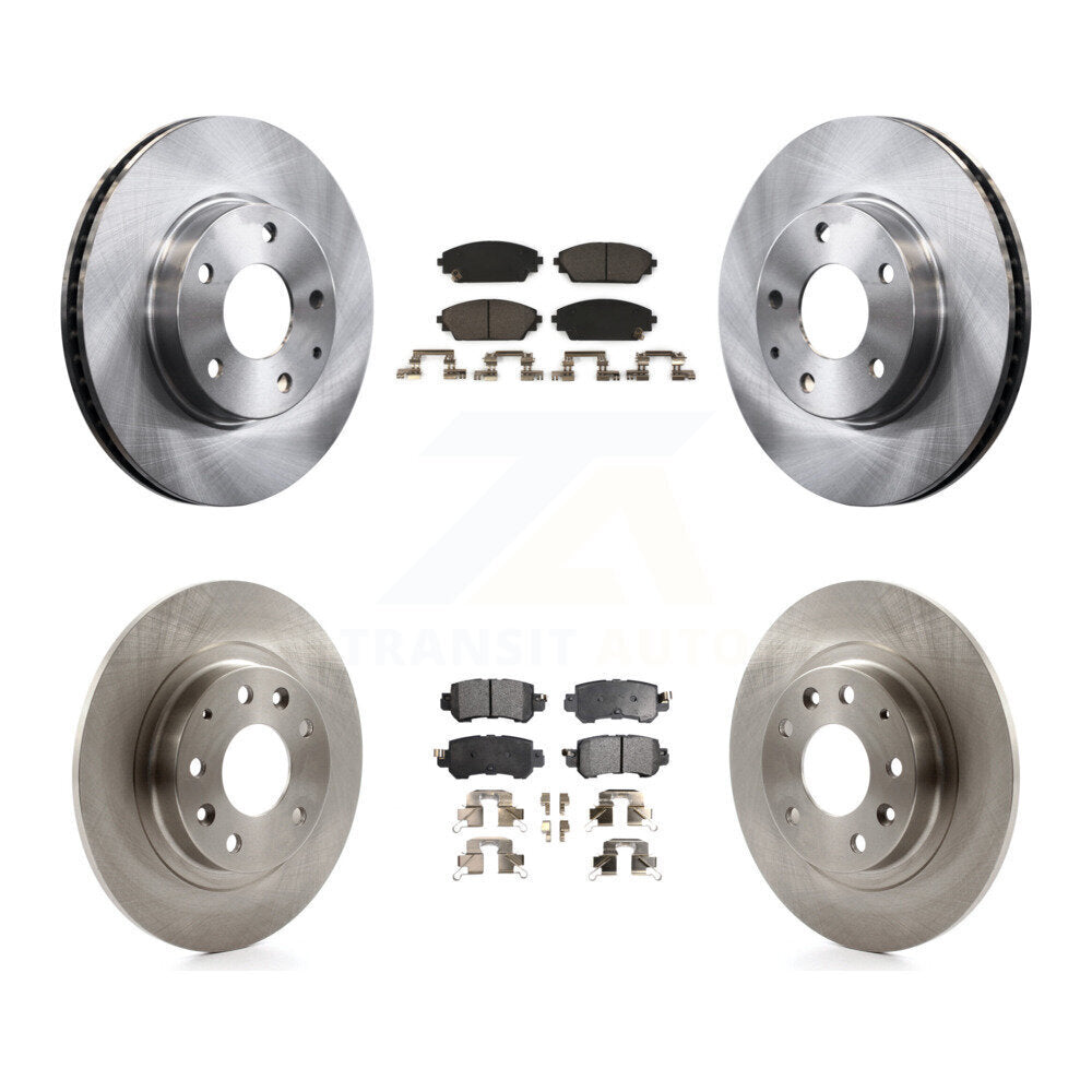 [Avant + Arrière] Kit de Disque et plaquette (céramique) de frein pour 2016-2018 Mazda CX-3 FWD K8T-101592