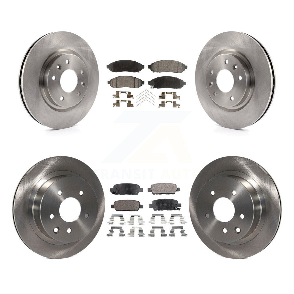 [Avant + Arrière] Kit de Disque et plaquette (céramique) de frein pour 2015 Nissan LEAF Vehicles Manufactured In Japan K8T-101594