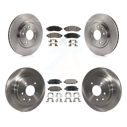[Avant + Arrière] Kit de Disque et plaquette (céramique) de frein pour 2015 Nissan LEAF Vehicles Manufactured In Japan K8T-101594