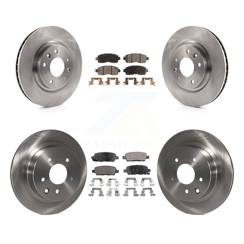[Avant + Arrière] Kit de Disque et plaquette (céramique) de frein pour Nissan LEAF K8T-101595