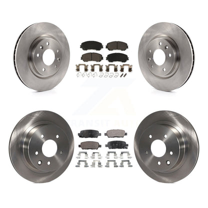 [Avant + Arrière] Kit de Disque et plaquette (céramique) de frein pour Nissan Rogue Sport Qashqai K8T-101596