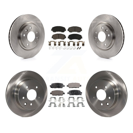 [Avant + Arrière] Kit de Disque et plaquette (céramique) de frein pour Nissan Rogue Sport Qashqai K8T-101596
