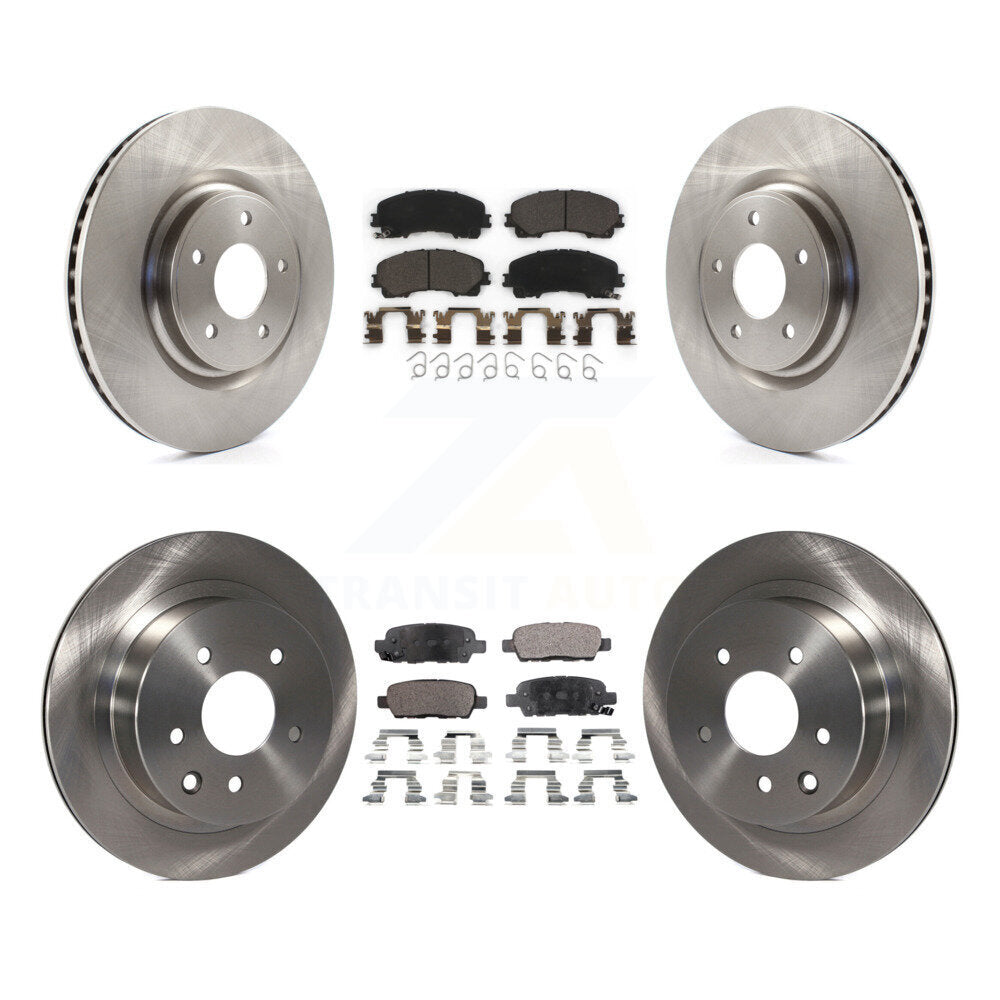 [Avant + Arrière] Kit de Disque et plaquette (céramique) de frein pour Nissan Rogue K8T-101598