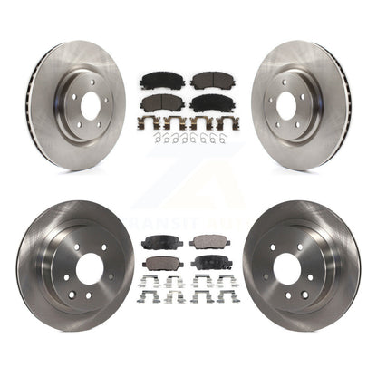 [Avant + Arrière] Kit de Disque et plaquette (céramique) de frein pour Nissan Rogue K8T-101598
