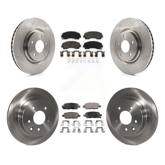 [Avant + Arrière] Kit de Disque et plaquette (céramique) de frein pour Nissan Rogue K8T-101598