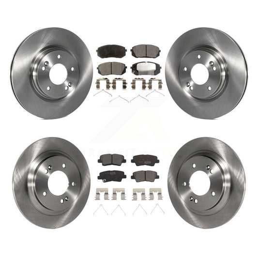 [Avant + Arrière] Kit de Disque et plaquette (céramique) de frein pour Kia Optima avec Electric Parking K8T-101606