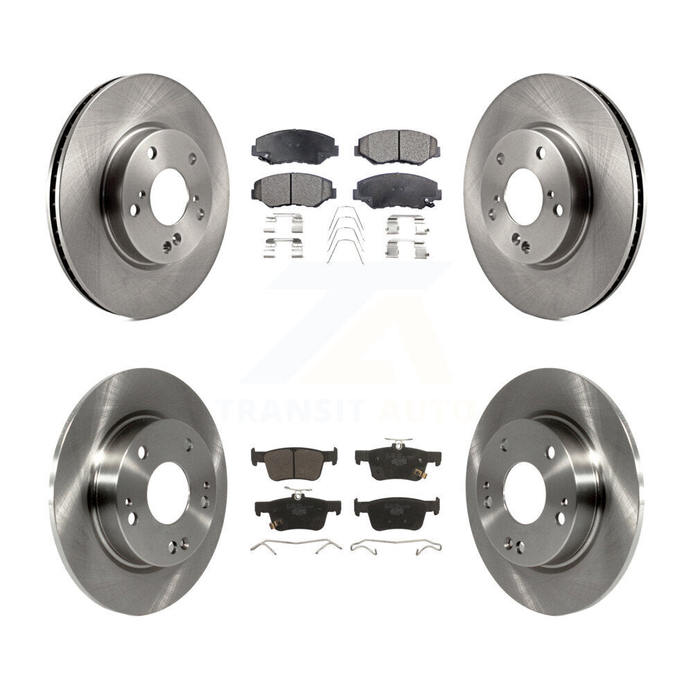 [Avant + Arrière] Kit de Disque et plaquette (céramique) de frein pour Honda Civic K8T-101608