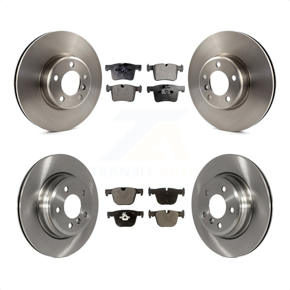 [Avant + Arrière] Kit de Disque et plaquette (céramique) de frein pour BMW 435i 335i xDrive GT Gran Coupe sans Blue Painted Calipers K8T-101612 par Transit Auto