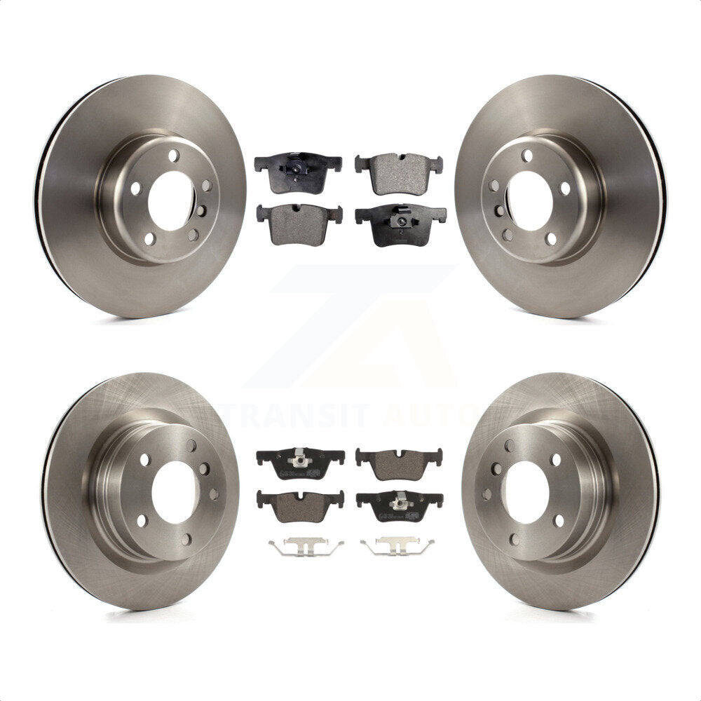 [Avant + Arrière] Kit de Disque et plaquette (céramique) de frein pour 2017 BMW 328d avec 340mm Diameter Rotor K8T-101614 par Transit Auto