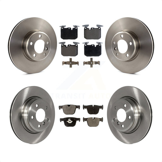 [Avant + Arrière] Kit de Disque et plaquette (céramique) de frein pour BMW 340i xDrive 435i 440i Gran Coupe ActiveHybrid 3 sans Blue Painted Calipers K8T-101615 par Transit Auto