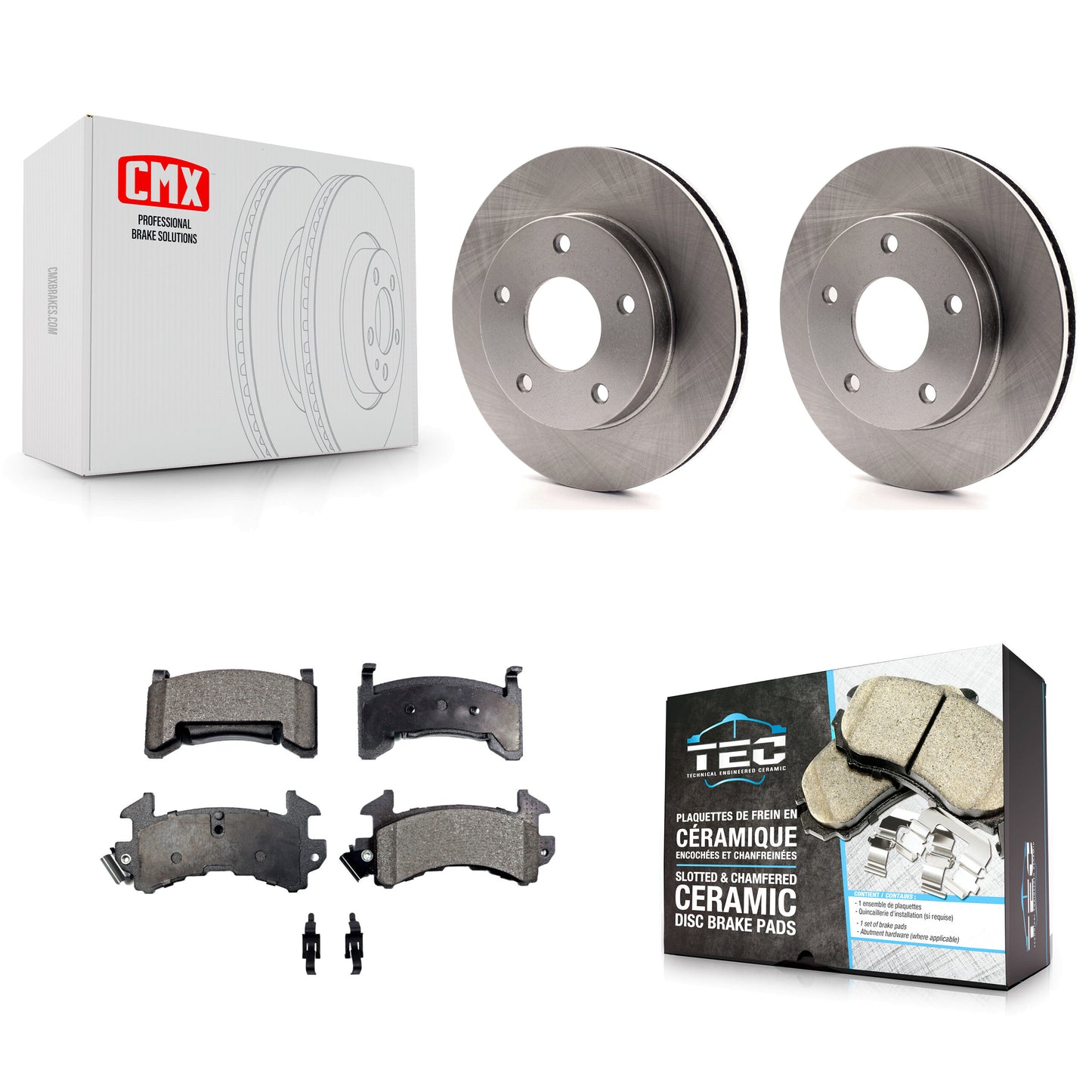 [Arrière] Kit de Disque et plaquette (céramique) de frein pour Cadillac Eldorado Buick Riviera Seville Oldsmobile Toronado K8T-101620