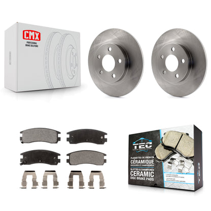 [Arrière] Kit de Disque et plaquette (céramique) de frein pour Cadillac DeVille Buick Park Avenue Seville Pontiac Bonneville K8T-101623