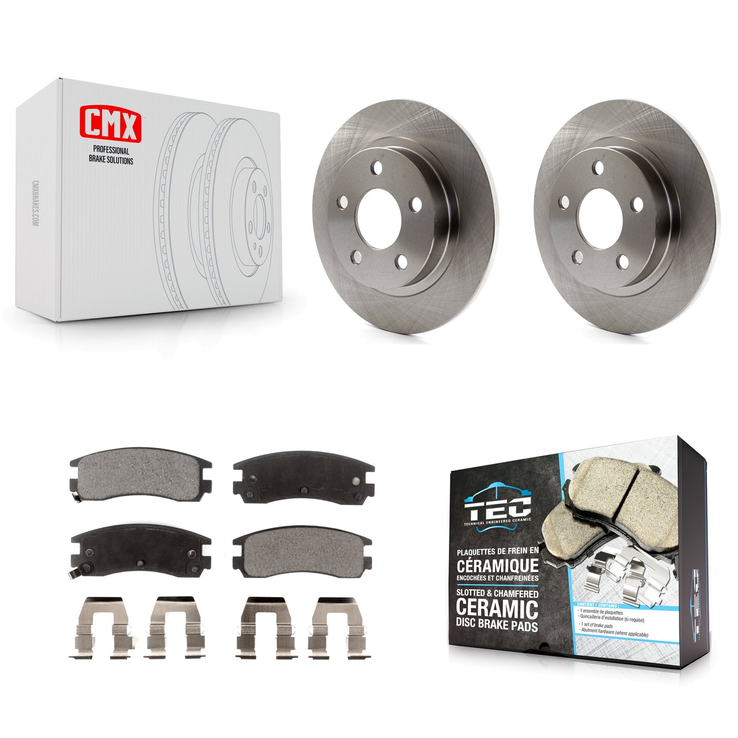 [Arrière] Kit de Disque et plaquette (céramique) de frein pour Buick LeSabre Park Avenue Pontiac Bonneville Oldsmobile Aurora Cadillac Eldorado K8T-101633