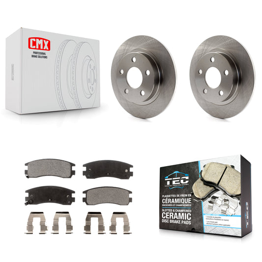 [Arrière] Kit de Disque et plaquette (céramique) de frein pour Buick LeSabre Park Avenue Pontiac Bonneville Oldsmobile Aurora Cadillac Eldorado K8T-101633