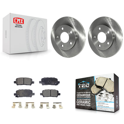 [Arrière] Kit de Disque et plaquette (céramique) de frein pour Chevrolet Impala Pontiac Grand Prix Buick LaCrosse Limited Allure K8T-101646