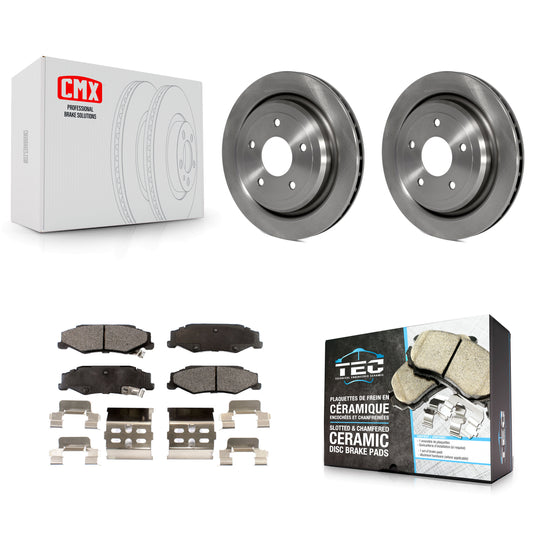 [Arrière] Kit de Disque et plaquette (céramique) de frein pour Chevrolet Corvette Cadillac XLR K8T-101648