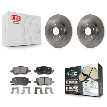 [Arrière] Kit de Disque et plaquette (céramique) de frein pour 2005 Chevrolet Uplander Pontiac Montana Buick Terraza Saturn Relay K8T-101651