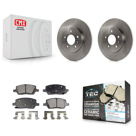 [Arrière] Kit de Disque et plaquette (céramique) de frein pour 2005 Chevrolet Uplander Pontiac Montana Buick Terraza Saturn Relay K8T-101651