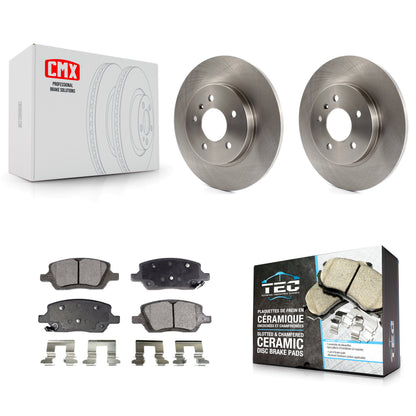 [Arrière] Kit de Disque et plaquette (céramique) de frein pour 2005 Chevrolet Uplander Pontiac Montana Buick Terraza Saturn Relay K8T-101652