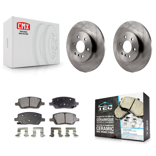 [Arrière] Kit de Disque et plaquette (céramique) de frein pour Chevrolet Uplander Buick Terraza Pontiac Montana Saturn Relay K8T-101655