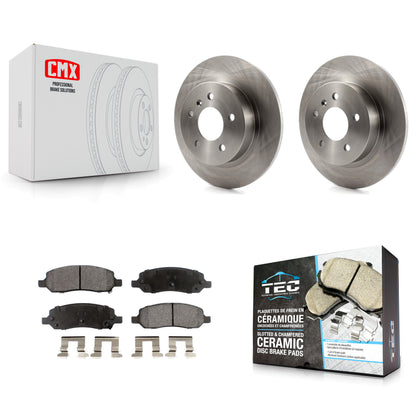[Arrière] Kit de Disque et plaquette (céramique) de frein pour 2006-2011 Buick Lucerne Cadillac DTS K8T-101658