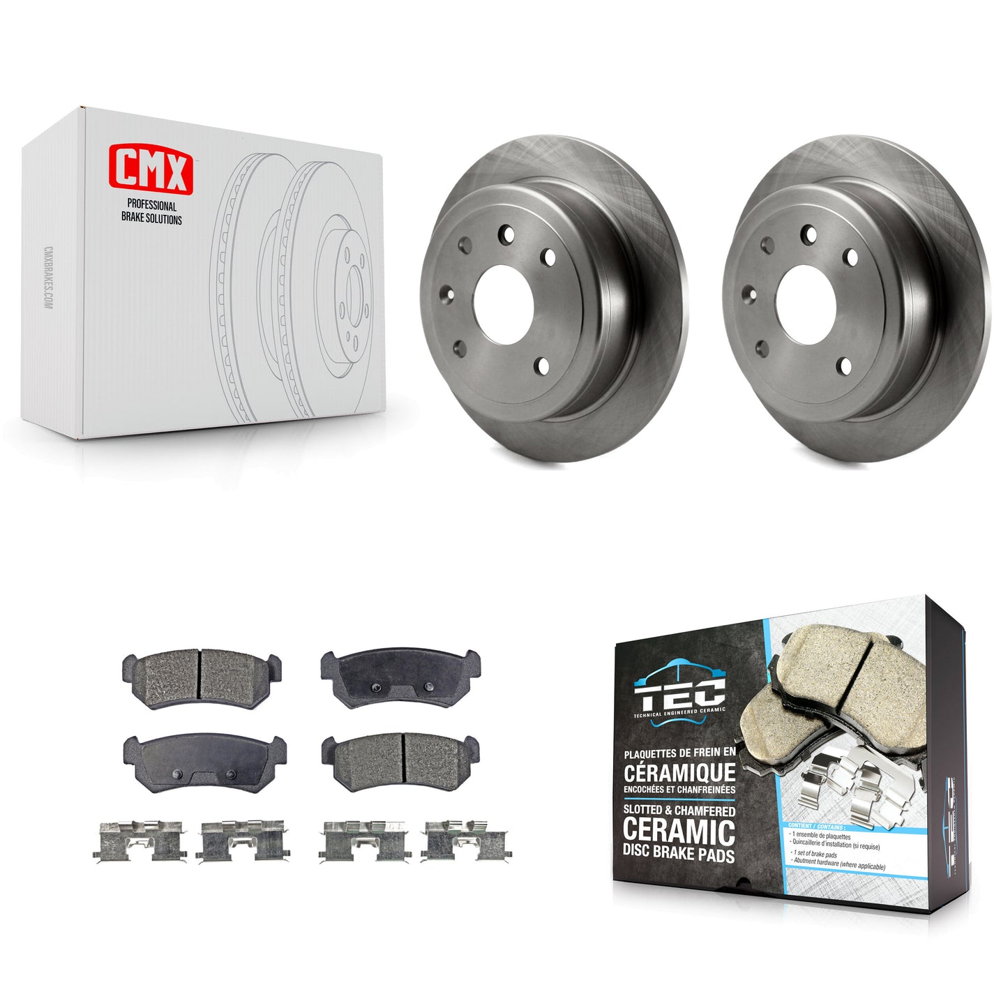 [Arrière] Kit de Disque et plaquette (céramique) de frein pour Suzuki Forenza Reno Chevrolet Optra K8T-101659
