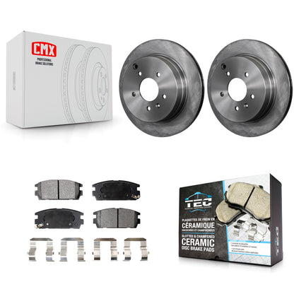 [Arrière] Kit de Disque et plaquette (céramique) de frein pour Chevrolet Equinox Saturn Vue Captiva Sport Pontiac Torrent Suzuki XL-7 K8T-101663