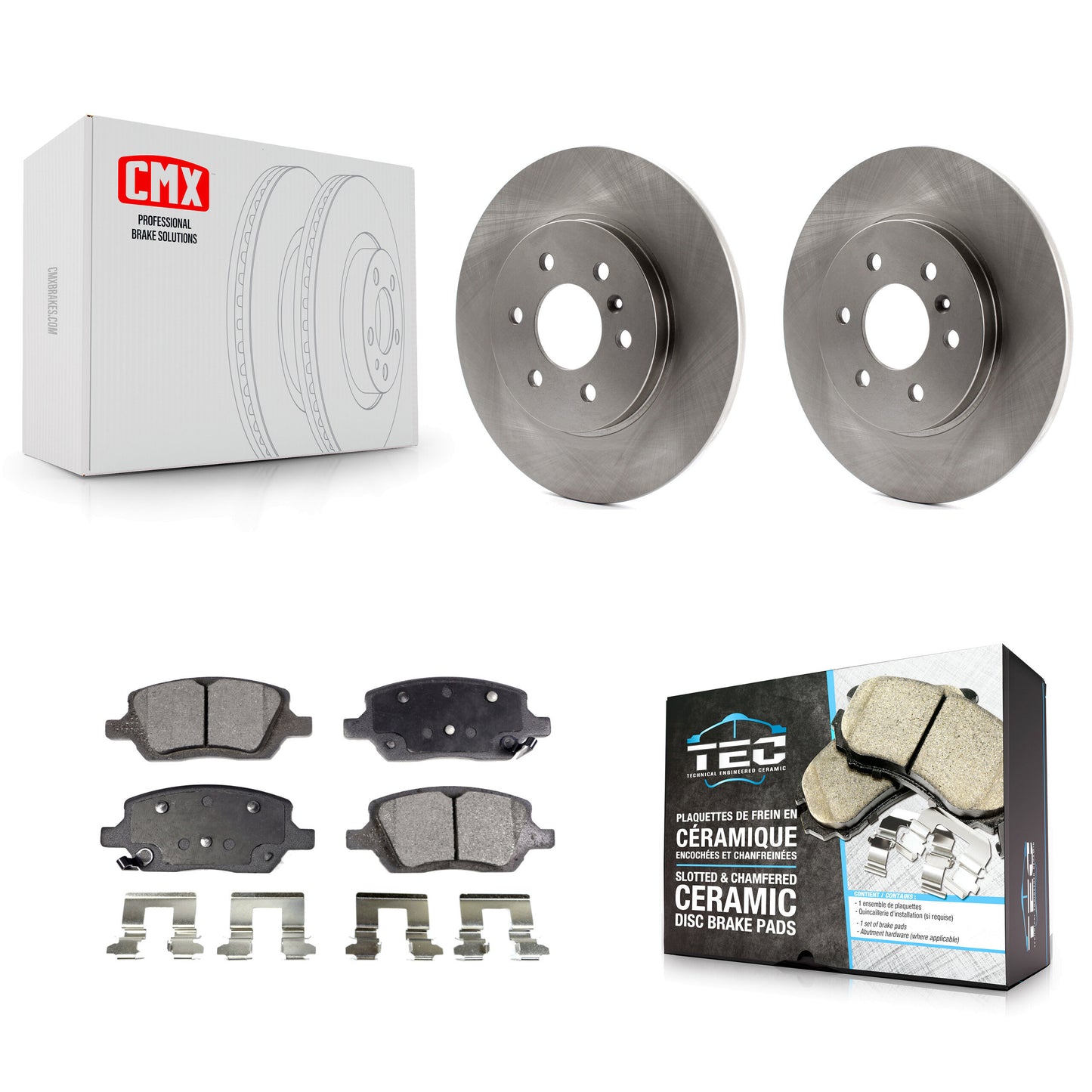 [Arrière] Kit de Disque et plaquette (céramique) de frein pour Chevrolet Uplander Pontiac Montana Buick Terraza Saturn Relay K8T-101665