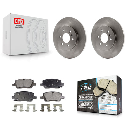 [Arrière] Kit de Disque et plaquette (céramique) de frein pour Chevrolet Uplander Pontiac Montana Buick Terraza Saturn Relay K8T-101665
