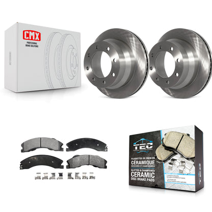 [Arrière] Kit de Disque et plaquette (céramique) de frein pour Chevrolet Express 3500 GMC Savana 4500 K8T-101667