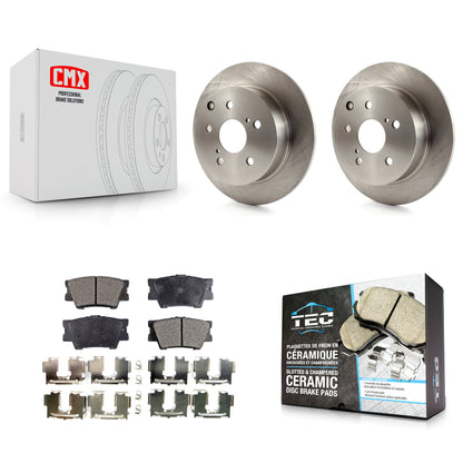 [Arrière] Kit de Disque et plaquette (céramique) de frein pour Toyota Matrix Pontiac Vibe K8T-101670