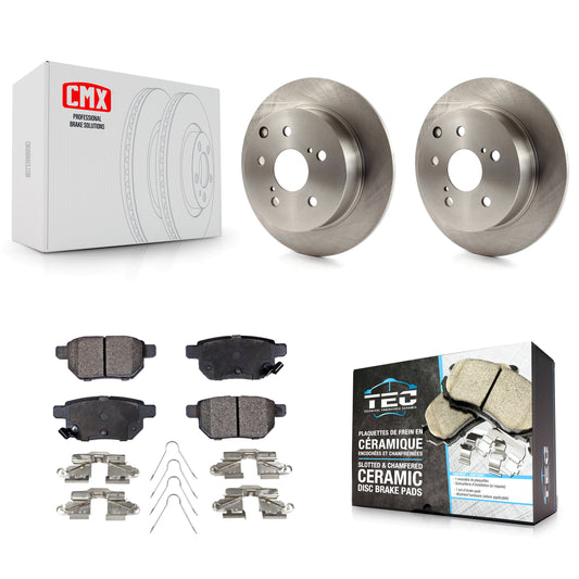 [Arrière] Kit de Disque et plaquette (céramique) de frein pour 2010 Toyota Matrix XRS K8T-101671