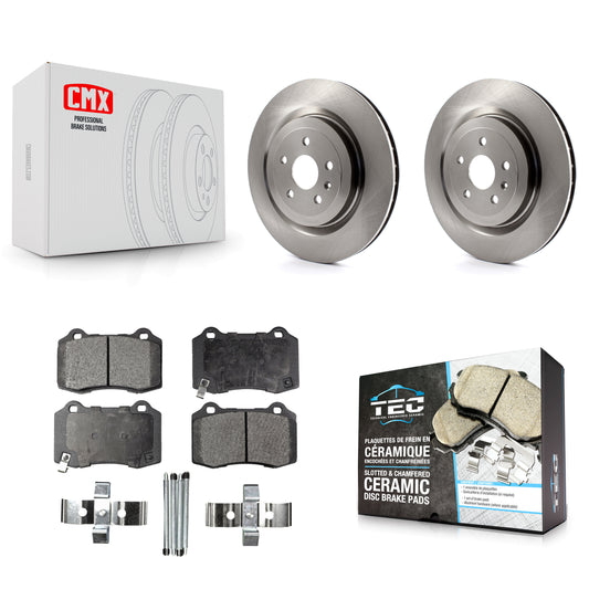 [Arrière] Kit de Disque et plaquette (céramique) de frein pour Chevrolet Camaro Cadillac CTS K8T-101673