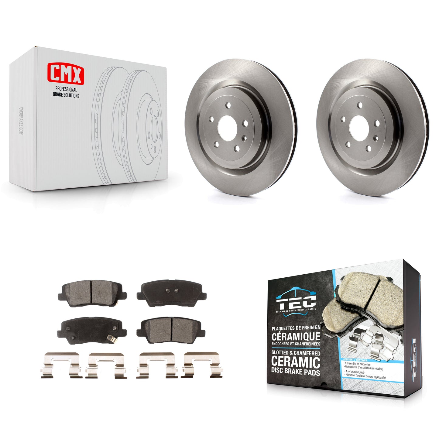 [Arrière] Kit de Disque et plaquette (céramique) de frein pour 2015 Cadillac CTS 6.2L K8T-101675