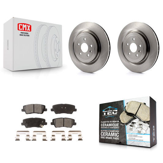 [Arrière] Kit de Disque et plaquette (céramique) de frein pour 2015 Cadillac CTS 6.2L K8T-101675