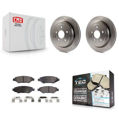 [Arrière] Kit de Disque et plaquette (céramique) de frein pour Chevrolet Camaro Cadillac CTS K8T-101679