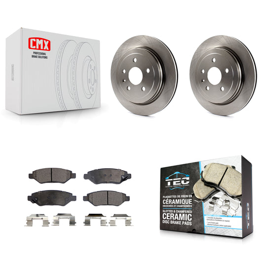 [Arrière] Kit de Disque et plaquette (céramique) de frein pour Chevrolet Camaro Cadillac CTS K8T-101679