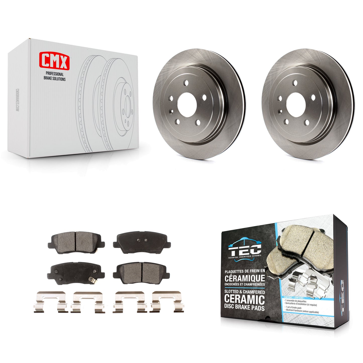 [Arrière] Kit de Disque et plaquette (céramique) de frein pour Cadillac CTS K8T-101680