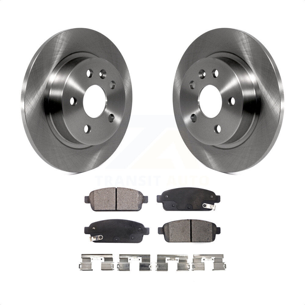 [Arrière] Kit de Disque et plaquette (céramique) de frein pour Chevrolet Cruze Sonic Buick Encore Trax Limited K8T-101683 par Transit Auto