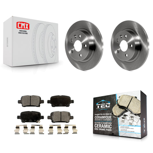 [Arrière] Kit de Disque et plaquette (céramique) de frein pour 2016 Chevrolet Cruze avec 268mm Diameter Rotor K8T-101684
