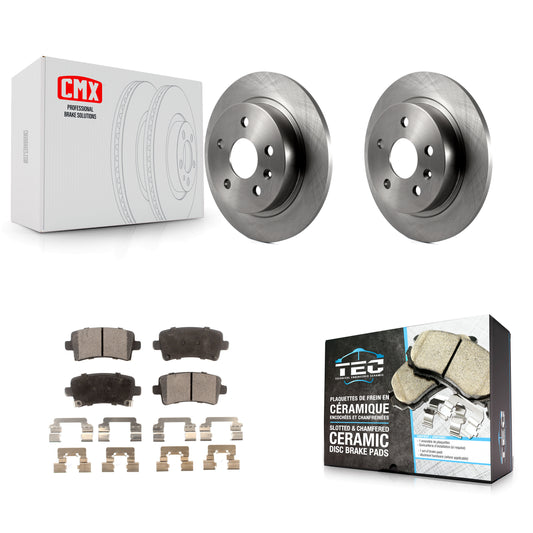 [Arrière] Kit de Disque et plaquette (céramique) de frein pour Chevrolet Malibu Buick LaCrosse Regal Limited K8T-101687