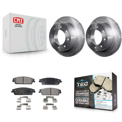 [Arrière] Kit de Disque et plaquette (céramique) de frein pour 2011 Chevrolet Silverado 1500 Hybrid K8T-101688