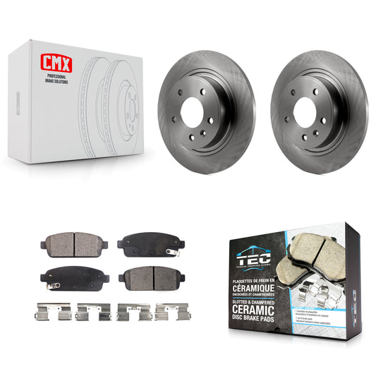 [Arrière] Kit de Disque et plaquette (céramique) de frein pour Chevrolet Cruze Buick Verano Volt Cascada Cadillac ELR Orlando K8T-101692