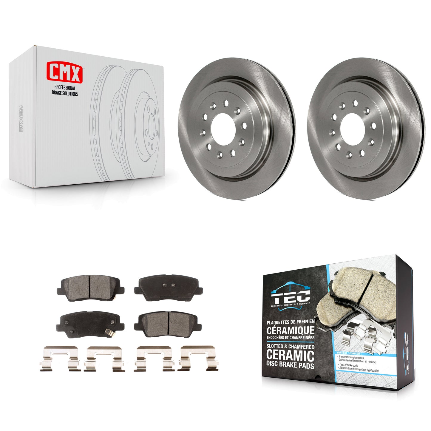 [Arrière] Kit de Disque et plaquette (céramique) de frein pour Cadillac ATS K8T-101693