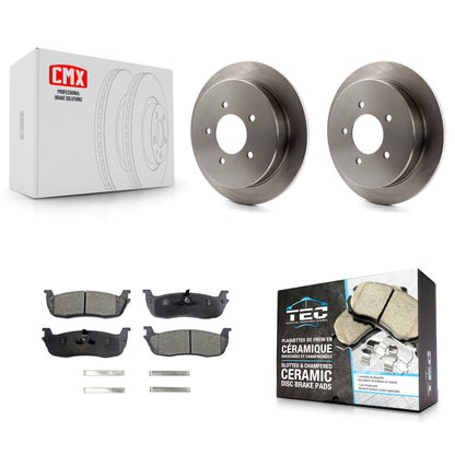 [Arrière] Kit de Disque et plaquette (céramique) de frein pour Ford F-150 Expedition Lincoln Navigator K8T-101700